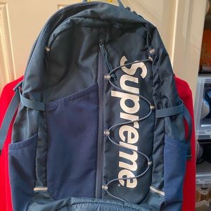 Supreme teal backpack used